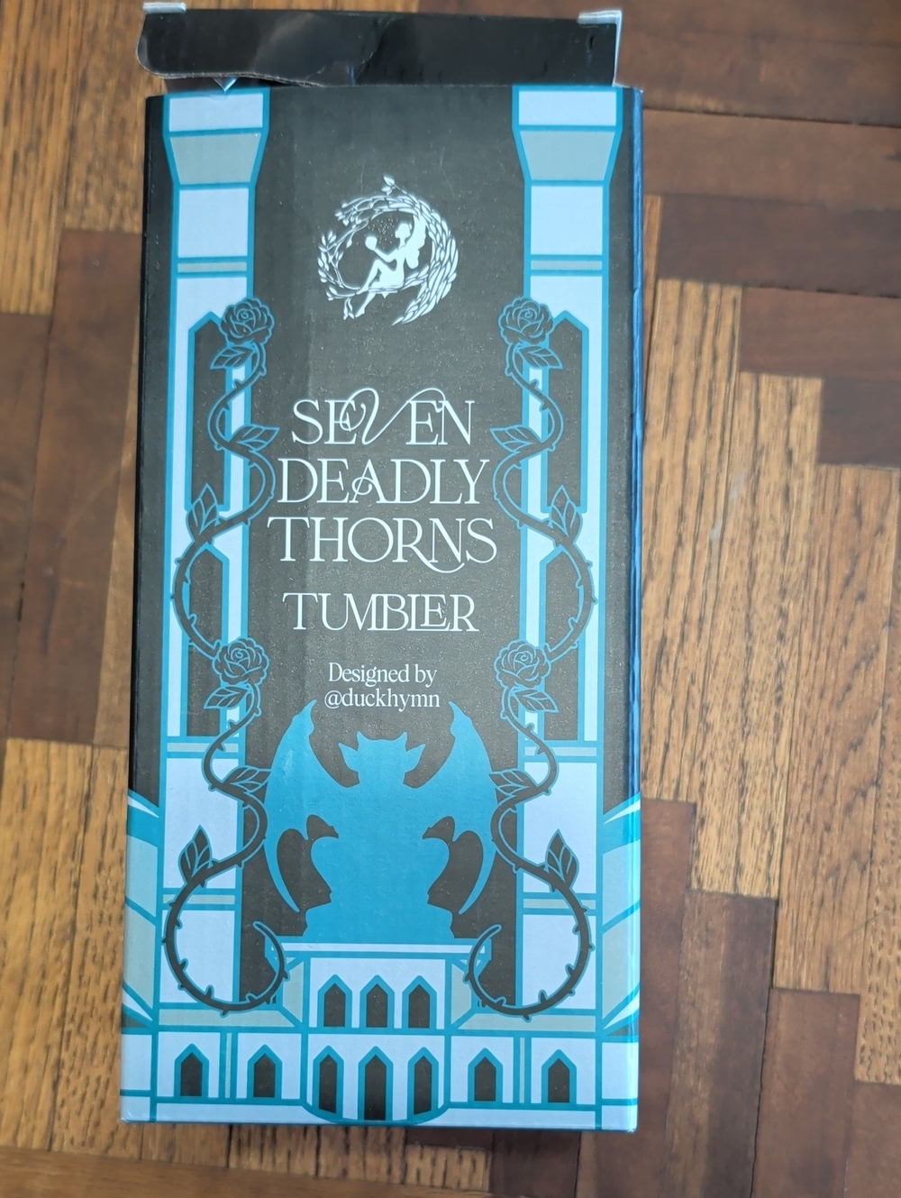 Fairyloot Seven Deadly Thorns Tumbler - Blue & Black Boxed Design